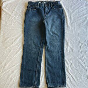Cat & Jack Youth Size 16 (28Wx26L) Medium Wash Relaxed Straight Adjustable Jeans